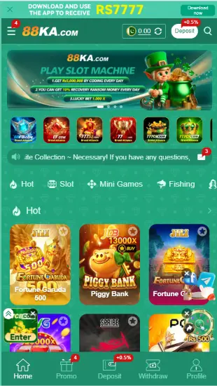 88KA Game home screen
