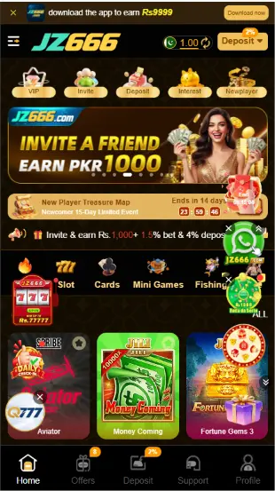JZ666 Game home page Pakistan